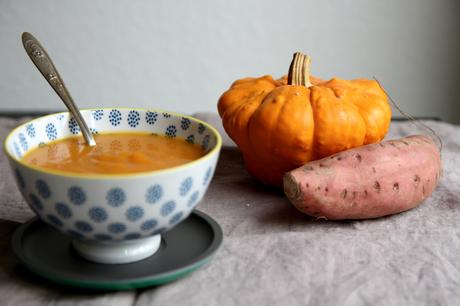 Potage courge-patate douce