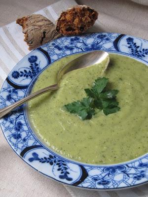 Velouté de courgettes à la vache qui rit