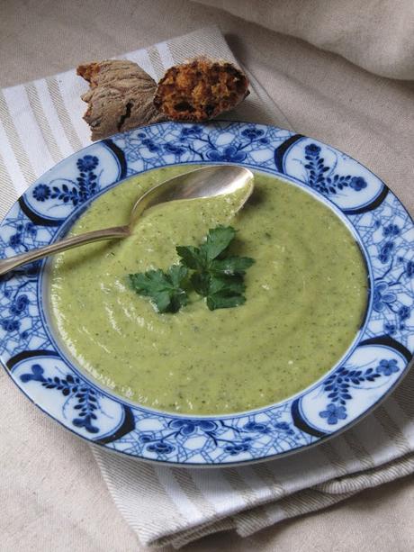 Velouté de courgettes à la vache qui rit