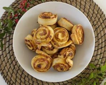 Pizza roulée au pesto rosso