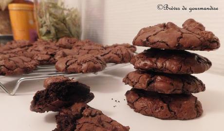 Brownie cookies au chocolat