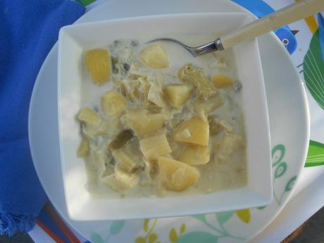 potage poireau pommes de terre à lacrème 1