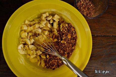 Cake Bananes et noisettes