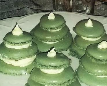 Mini sapins en macarons