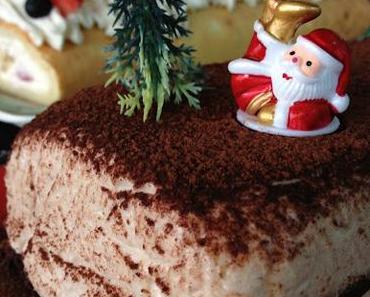 La dacquoise amandes-cacao et sa mousse légère à la crème de marrons