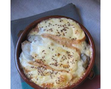 Gratin d'endives au munster