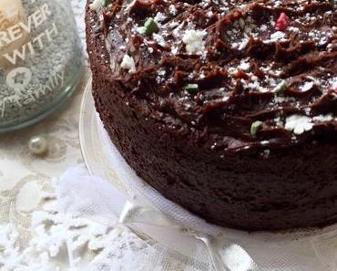 Naked layered Mud Cake : un gâteau super chocolaté pour Noël