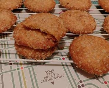 Sablés au Cantal et flocons d'avoine