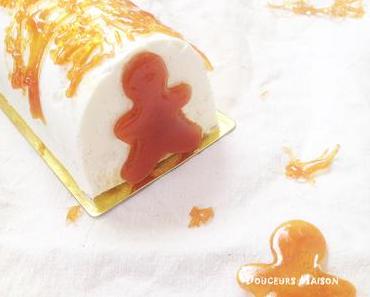 Bûche Vanille Caramel Spéculoos