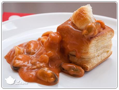 Vol au vent aux fruits de mer