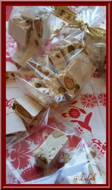 Nougat Blanc, Amandes Pistaches au Thermomix