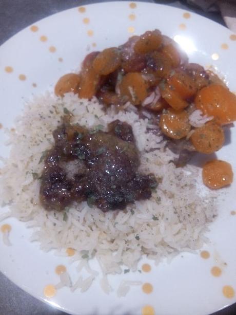 Osso bucco carottes, vin blanc.