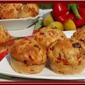 Muffins aux poivrons et figues - Oh, la gourmande..