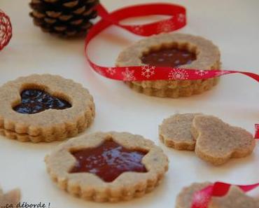 Biscuits noisette et confiture (sans gluten)