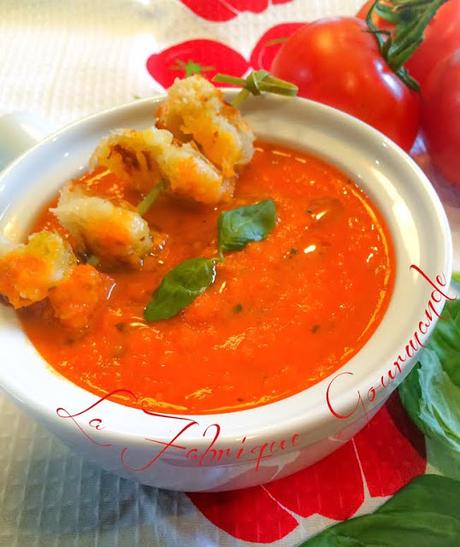 Velouté de Tomates et Basilic