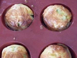 Cakes Courgette  Comté et poitrine fumée