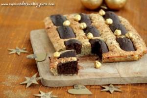Gâteau aux noisettes et pockets au chocolat de Ker Cadélac