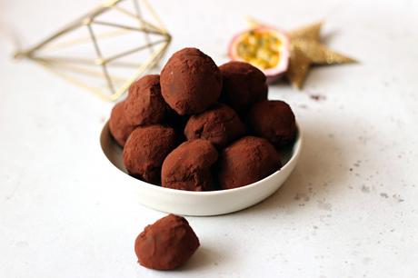 Truffes chocolat au lait passion