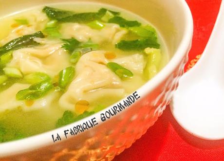 Wonton Soup ou Soupe aux Raviolis Chinois