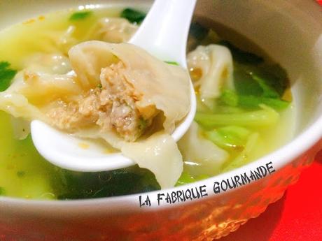 Wonton Soup ou Soupe aux Raviolis Chinois