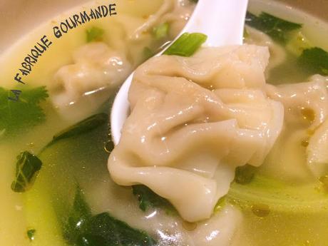 Wonton Soup ou Soupe aux Raviolis Chinois