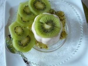 panna cotta amande kiwi 1