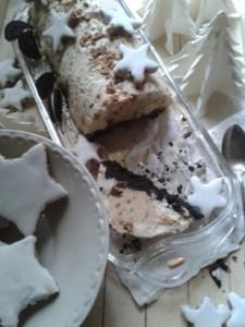 bûche cheese cake oreo daim