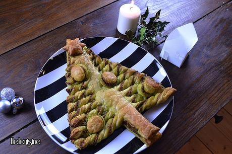 Sapin feuilleté au pesto