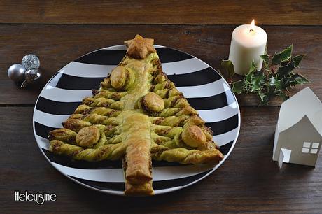 Sapin feuilleté au pesto