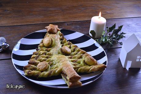 Sapin feuilleté au pesto