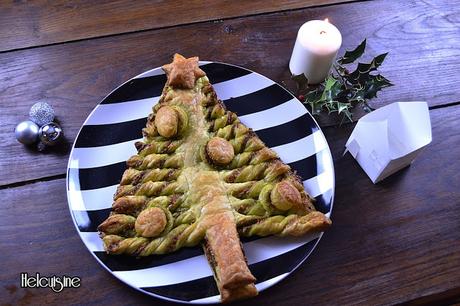 Sapin feuilleté au pesto