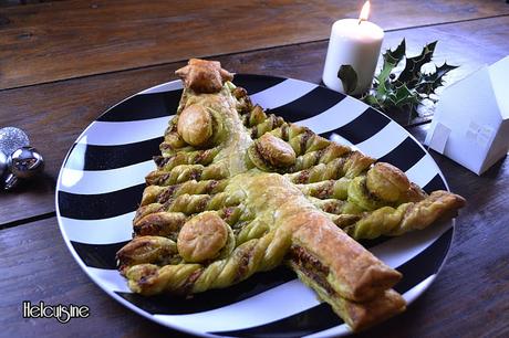 Sapin feuilleté au pesto