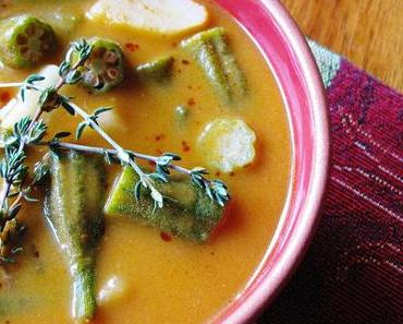 Soupe africaine au beurre d'arachide et aux okras
