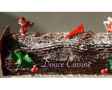 Buche de Noël au chocolat sans lactose