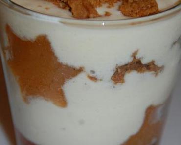 Coupes glacées spéculoos coing