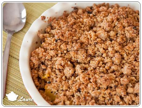 Crumble au pain d'épices