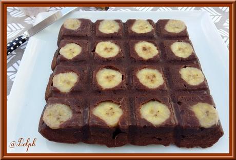 Brownie, Chocolat, Banane et Noix de Pécan