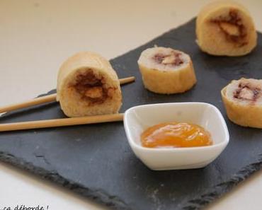 Makis banane nutella