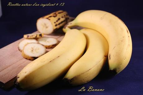Moelleux chocolat-bananes et son sorbet bananes RECETTE AUTOUR D'UN INGRÉDIENT n°13
