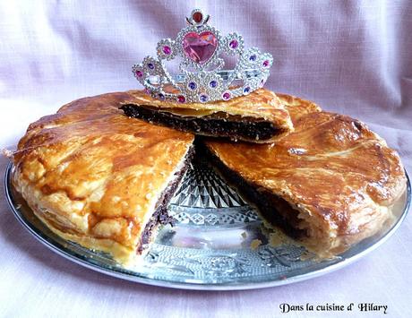 Ma galette des princesses au chocolat et pralin / My Princess chocolate and praline Epiphany cake