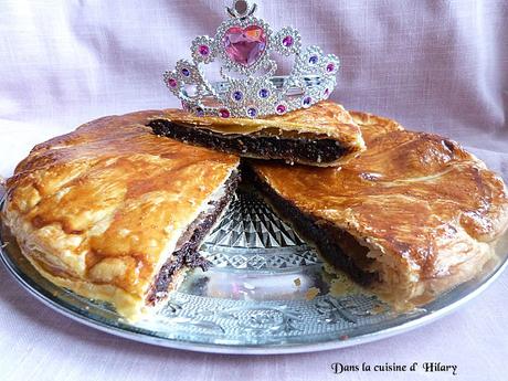 Ma galette des princesses au chocolat et pralin / My Princess chocolate and praline Epiphany cake