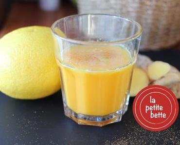 Jus tonique au curcuma