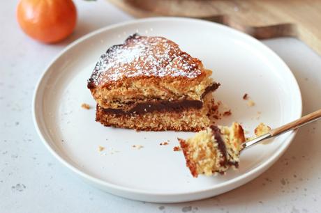 Gâteau aux clémentines et ganache au chocolat {Classique et Thermomix}