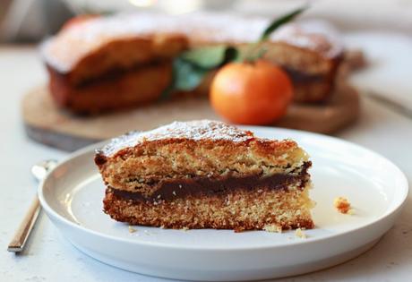 Gâteau aux clémentines et ganache au chocolat {Classique et Thermomix}