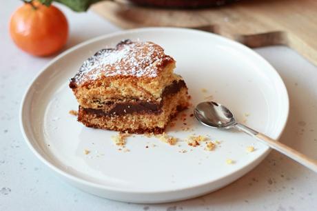 Gâteau aux clémentines et ganache au chocolat {Classique et Thermomix}