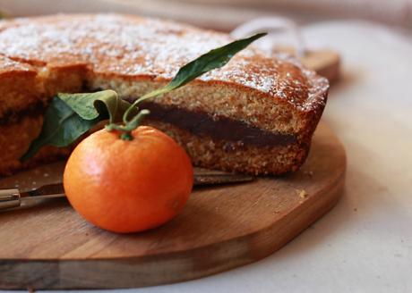 Gâteau aux clémentines et ganache au chocolat {Classique et Thermomix}