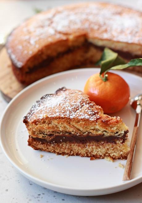 Gâteau aux clémentines et ganache au chocolat {Classique et Thermomix}