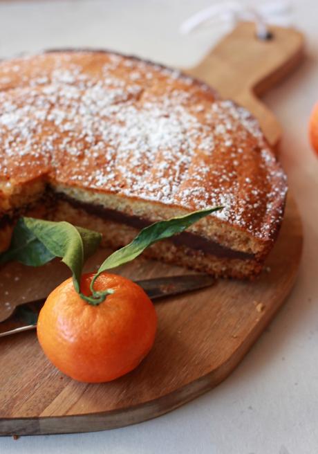 Gâteau aux clémentines et ganache au chocolat {Classique et Thermomix}