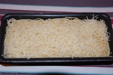 Cake de spaghettis façon carbonara3