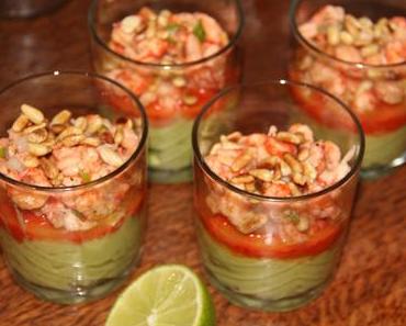 CREME D’AVOCAT AUX ECREVISSES ET POIVRONS